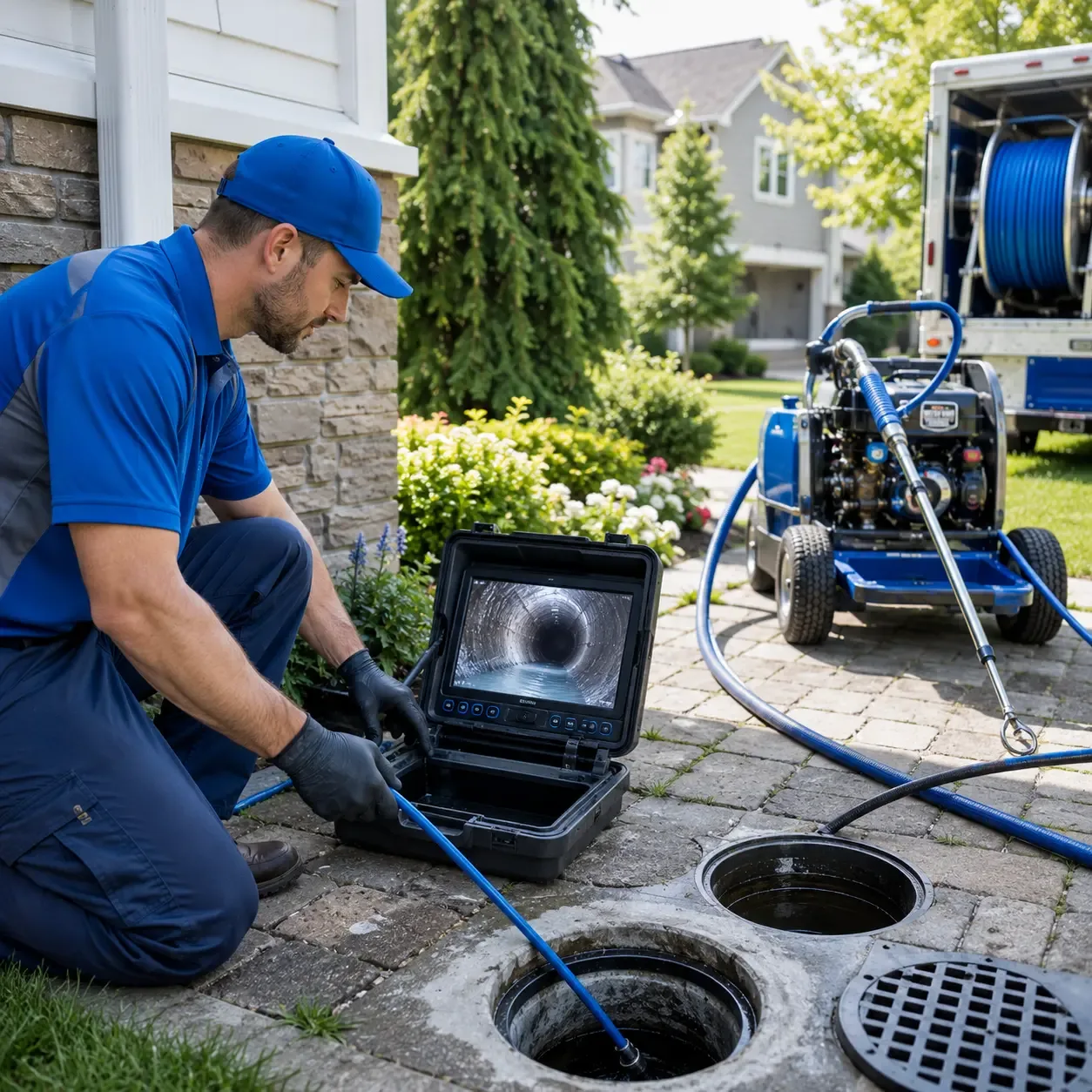 Outdoor drain cleaning professionals serving Warminster, PA