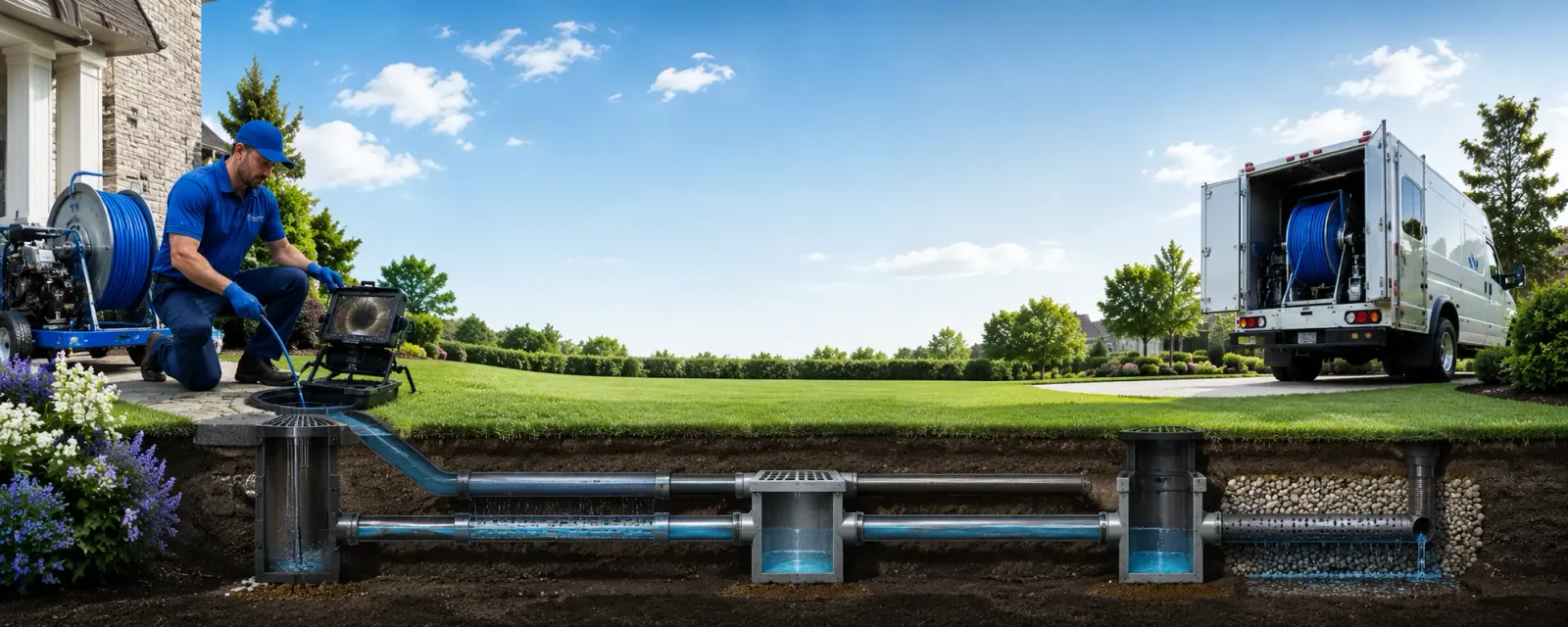 Outdoor drain cleaning information for Warminster, PA
